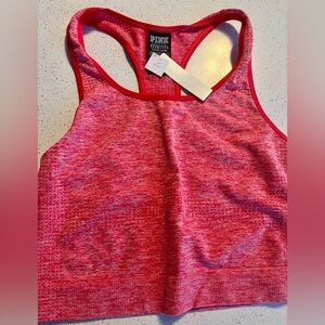 PINK Victoria's Secret Seamless Workout Cropped Tank